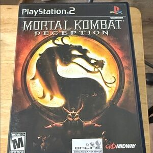 Sony PlayStation 2 Mortal Kombat: Deception - Black and Gold